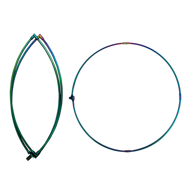 ZEROSUM タモ枠（四ツ折り）チタンレインボー